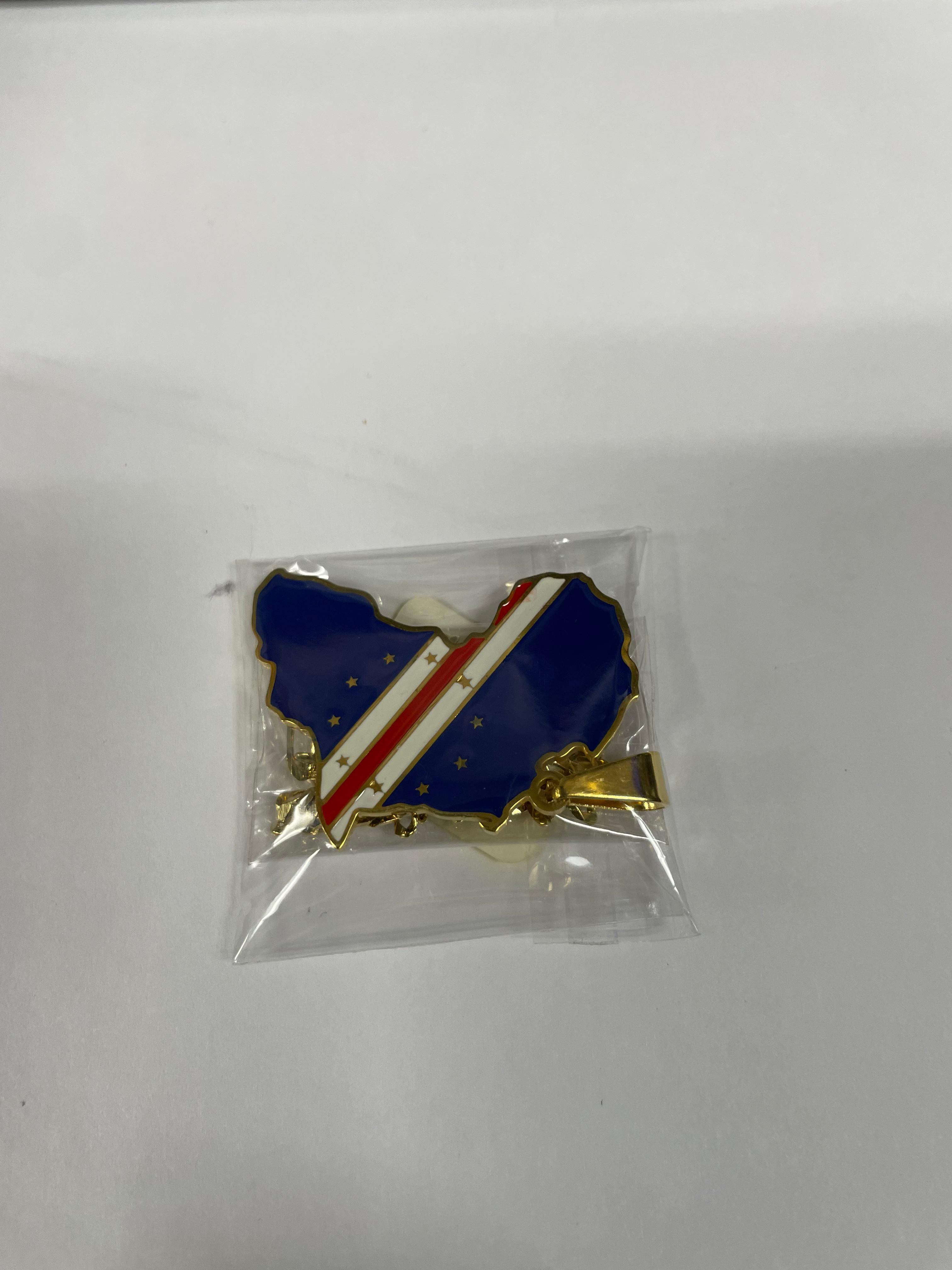 Cape Verde Flag Pendant Necklace