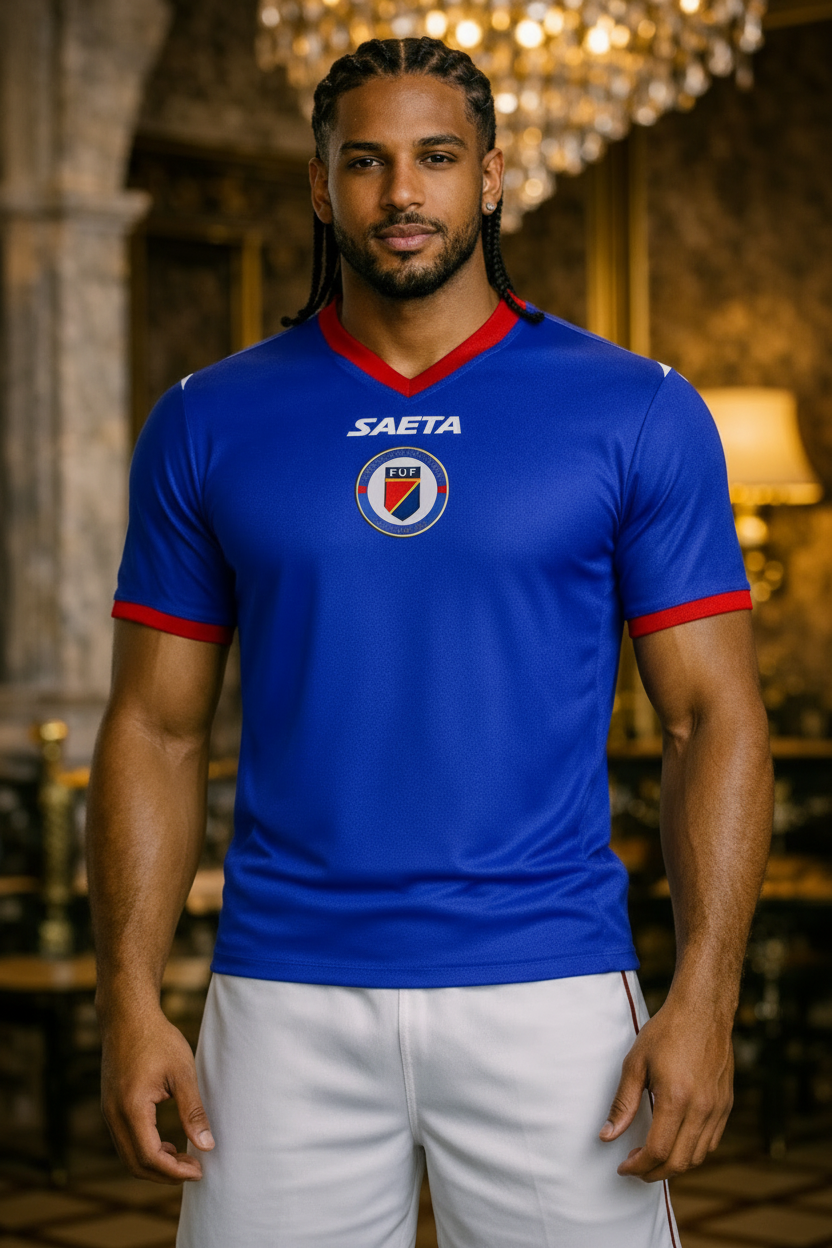 Haiti World Cup Jersey lifestyle front